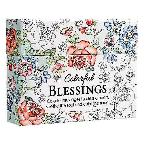 Colourful Blessings Box of Encouragement Cards