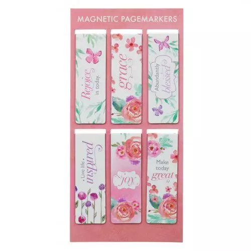 Magnetic Bookmark Set Blossoms of Blessings