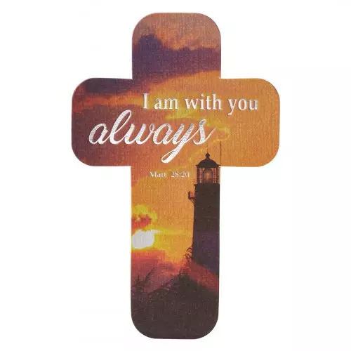 I Am with You Always Cross Bookmark - Matthew 28:20 Pack of 12