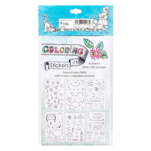 Colouring Stickers for Bible Journaling