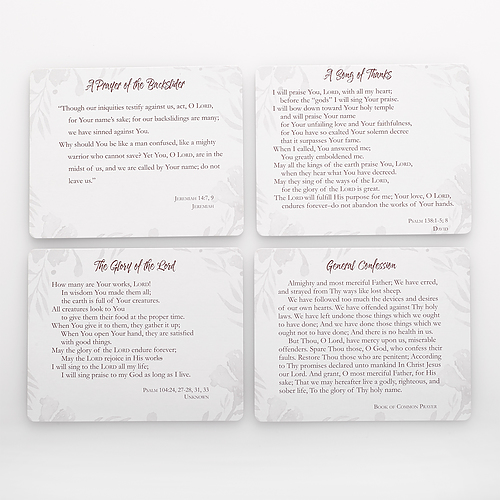 Prayer Cards In Tins-My Prayers