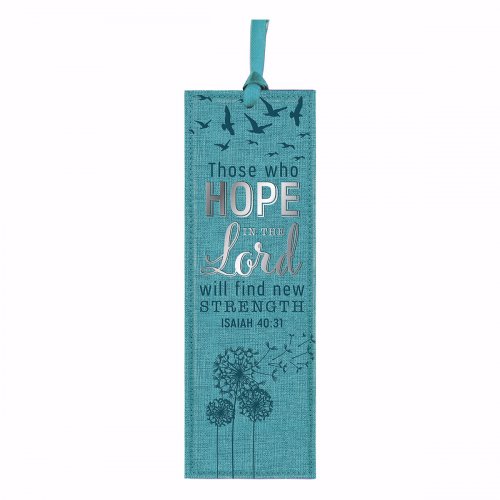 Bookmark-Pagemarker-Those Who Hope-LuxLeather-Teal
