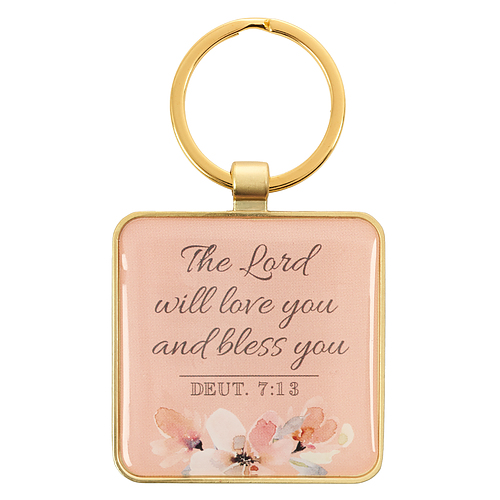 Keychain Abundantly Blessed Deut. 7:13