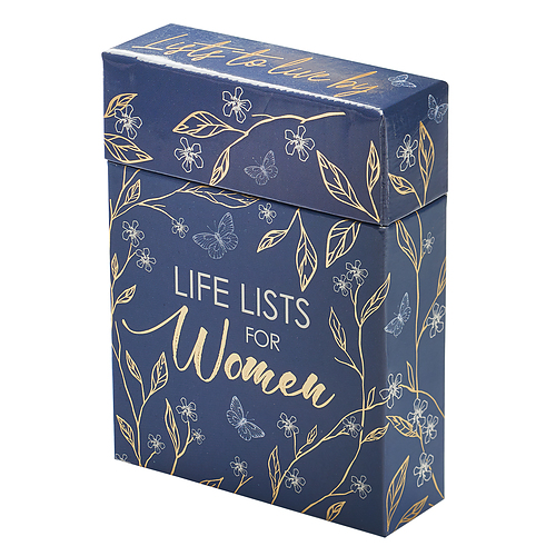 Life Lists for Women - Boxed Card Set of Scripture and Inspirational Thoughts on 44 Double Sided Cards [Hardcover] Christian Art Gifts