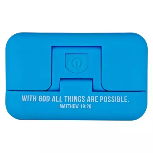 Book Light Blue With God all Things are Possible Matt. 19:26