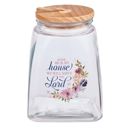 Count Your Blessings Gratitude Jar Set with Bible Verse Note Cards