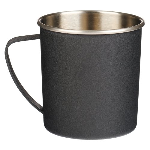 Mug SS Camp Black Do Not Be Shaken Ps. 16:8