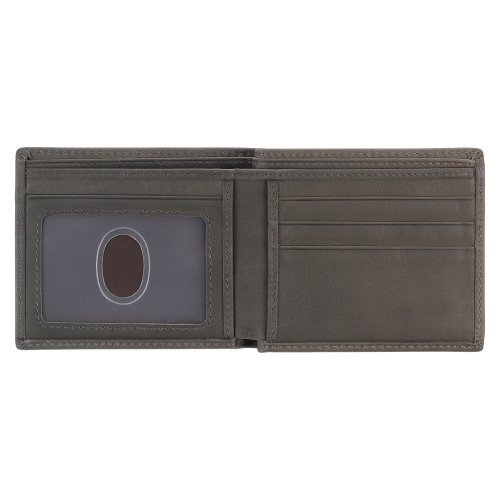 Wallet Leather Gray Salt of the Earth Badge