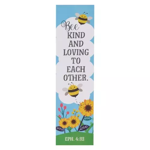 Bookmark-Garden/Bee Kind Eph. 4:32 (Pack Of 10)