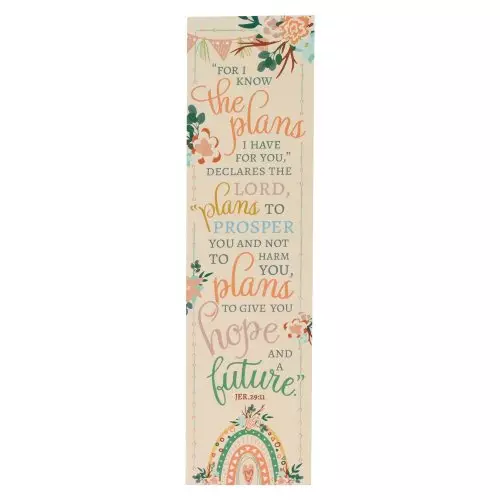 Bookmark-Tan/I Know the Plans Jer. 29:11 (Pack Of 10)