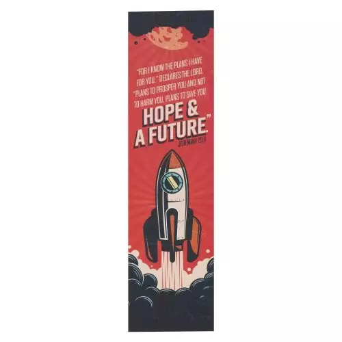 Bookmark-Red Space Shuttle/I Know the Plans Jer. 29:11 (Pack Of 10)