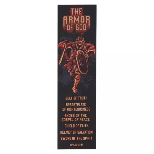 Bookmark-Gray Knight/The Armor of God Eph. 6:13-17 (Pack Of 10)