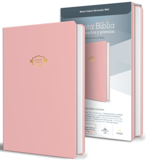 Biblia RVR 1960 Para Regalos y Premios, Rosada