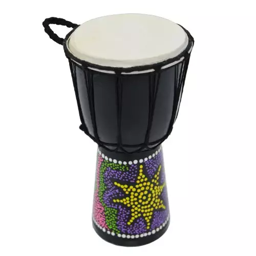 5 Inch Painted Djembe