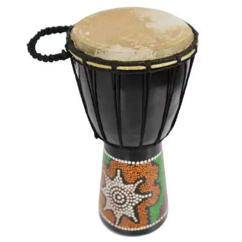 6 Inch Painted Djembe