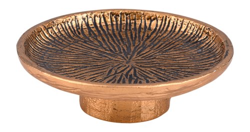 Gold & Anthracite Incense Bowl D 16 cm