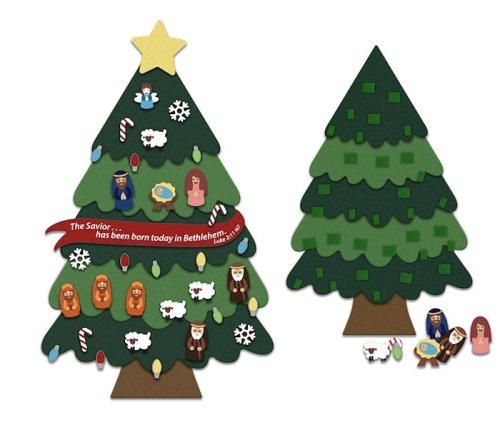 Felt Tree with Ornaments Activity