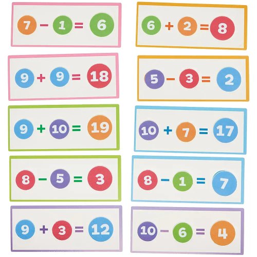 Addition & Subtraction Cards and Counters Pack