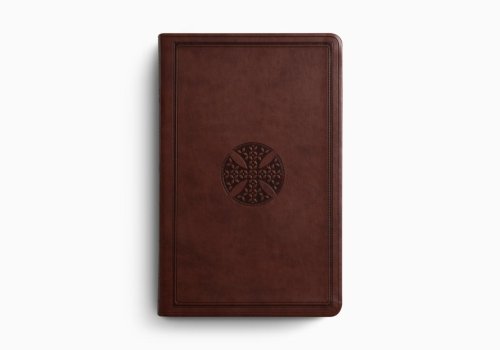 ESV Value Thinline Bible (TruTone, Brown, Mosaic Cross Design)