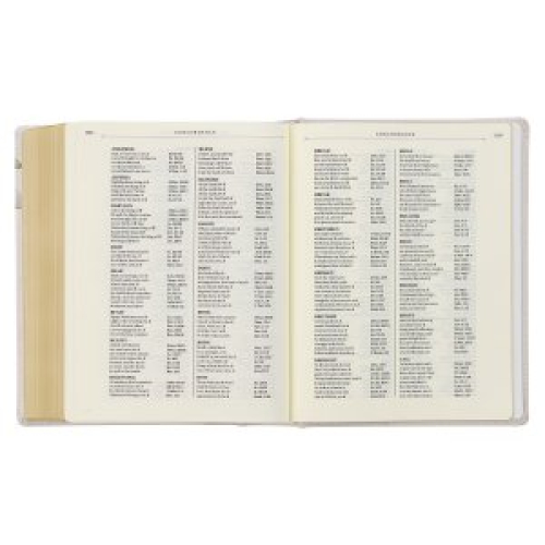 Feather Gray Floral Faux Leather Hardcover King James Version Note-taking Bible