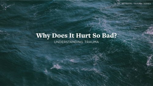 Why Does It Hurt So Bad? - Understanding Trauma