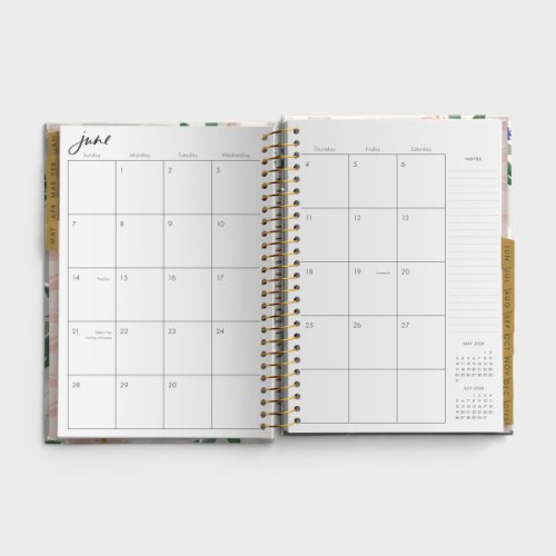 S71 Floral 12-Month Weekly Planner