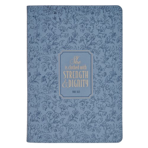 Journal Classic Blue Strength And Dignity Prov. 31:25