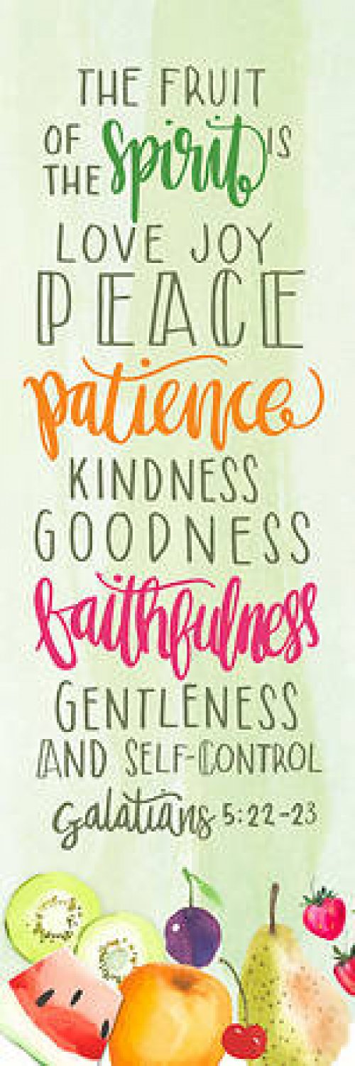 Fruit Of The Spirit Bookmark (Pack of 25)