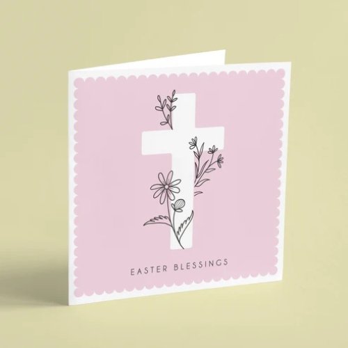 Easter Blessings Card & Envelope