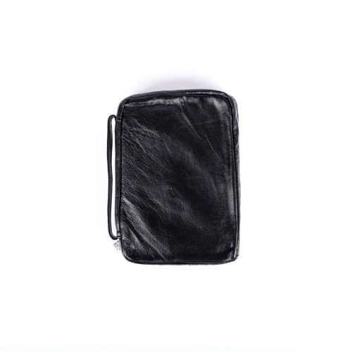 Bible Cover Lambskin Black Large