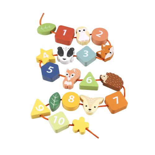 Woodland Animal Threading Toy (FSC®)