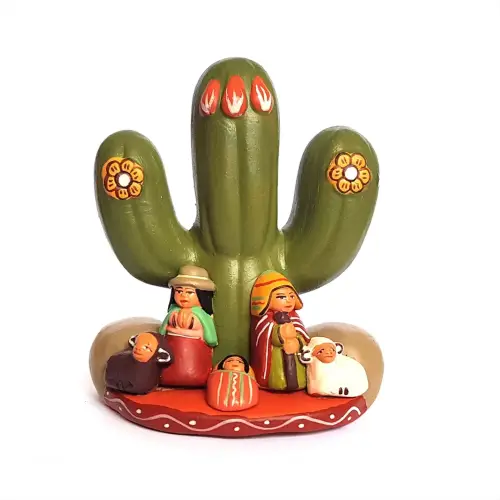 Cactus Nativity Ceramic