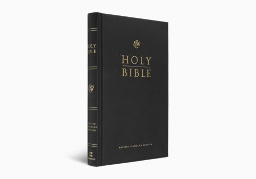 ESV Church Bible, Large Print, Red Letter (Hardcover, Black)
