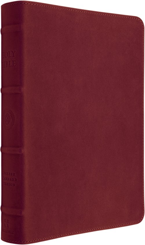 ESV Heirloom Bible, Coram Deo: Thinline Edition (Cowhide, Pompeian Red)