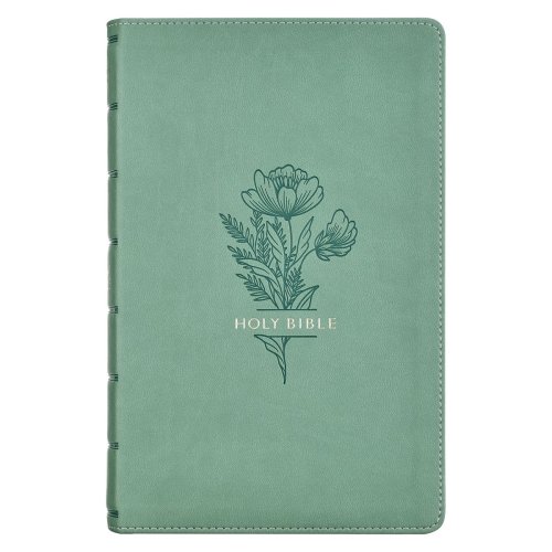 KJV Bible Giant Print Standard-size Faux Leather, Teal