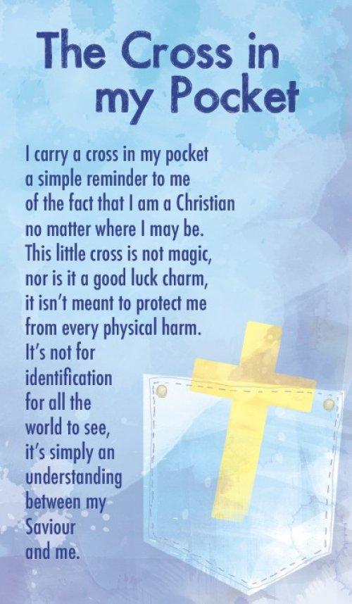 The Cross In My Pocket Prayer Cards