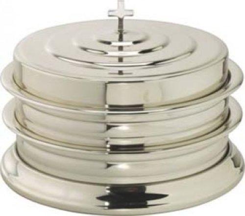 Communion-Bio Khrome-Bread Plate Base-Stacking-8.25 (Rw 407kr)
