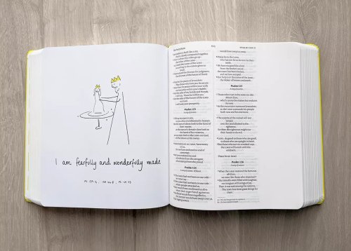NIV Journalling Bible - I Am So Many Things and MAF Bible Donation