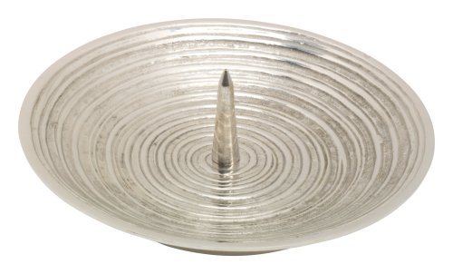 Nickel Plated Candlestick Plate with Thorn D 12 cm