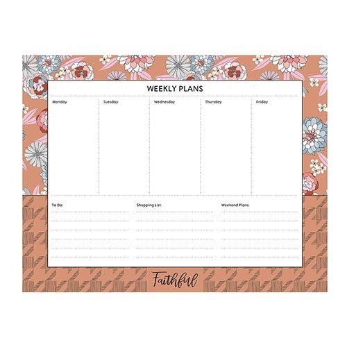 Weekly Planner - Faithful