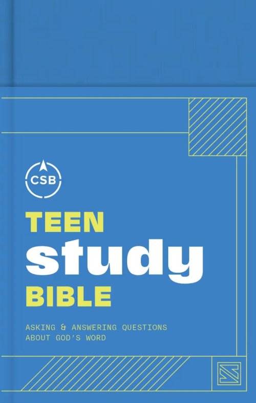 CSB Teen Study Bible, Optimal Type, Blue Hardcover