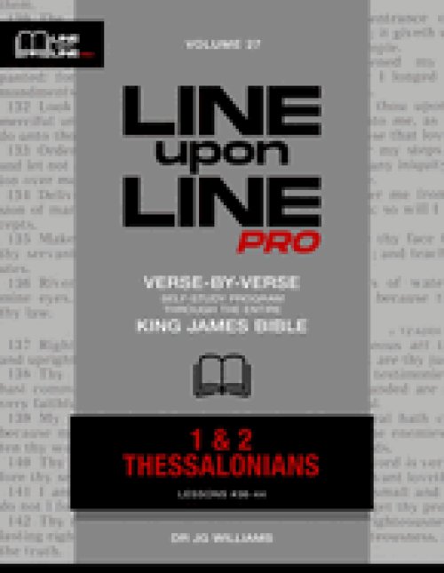 1-2 Thessalonians: Vol 27 - Line Upon Line PRO Bible Study Series