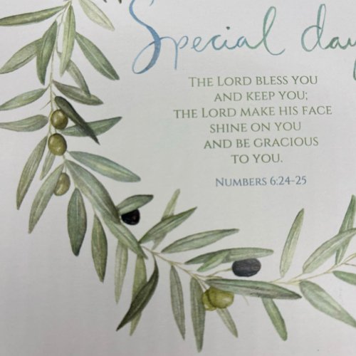 Special Day Wreath Single Card