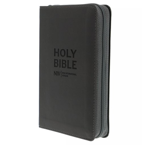 NIV Compact Bible, Charcoal, Imitation Leather and MAF Bible Donation