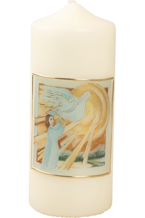 ArtistCandle Peace H 15 cm D 6 cm