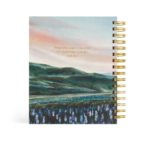 12-Month Undated Planner: Iceland Theme, Spiral