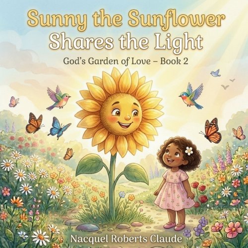 Sunny the Sunflower Shares the Light: A Heartwarming Christian Children's Story About Sharing, Kindness, and Letting Your Light Shine (God's Garden of