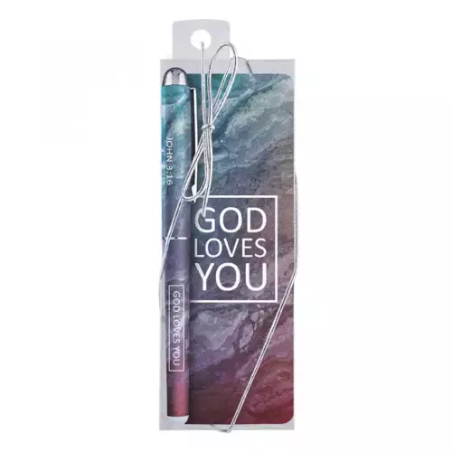 God Loves You Pen and Bookmark Set