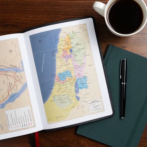 CSB Men of Character Bible, Revised and Updated, Black Genuine Leather, Indexed