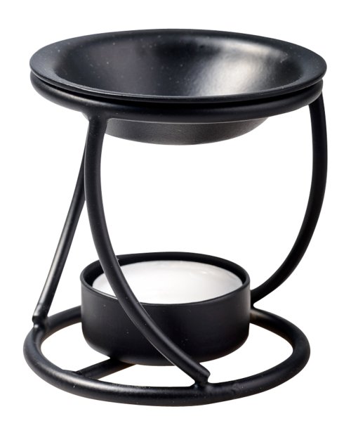 Black Steel Incense Burner H 7.5 cm